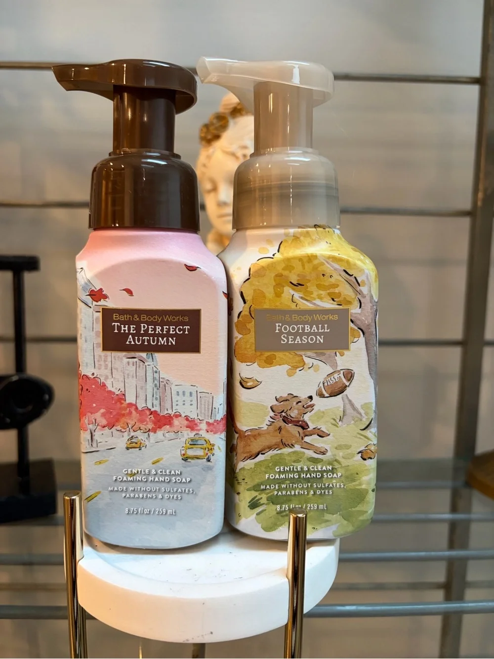 Bath & Body Works The Perfect Autumn/Football Season Foaming Hand Soaps NWT 2026